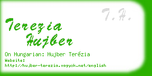 terezia hujber business card